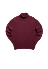 The Cashmere Submariner Rollneck - Crimson