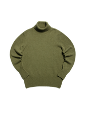 The Cashmere Submariner Rollneck - Green