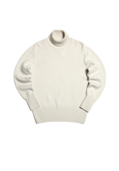 The Cashmere Submariner Rollneck - Ivory