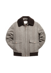 The Loden Flight Jacket - Bark