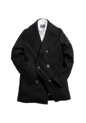 The Manchester Peacoat - Black